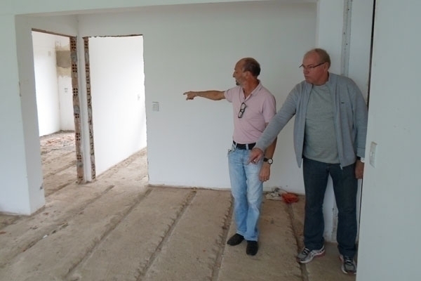 Futura sede do Samae come�a a receber reforma