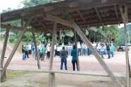 Moradores do Gaspar Alto protestam contra falta de transporte público
