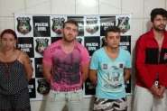 Opera��o prende quatro pessoas por tr�fico no Gaspar Mirim