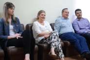 Em visita a Gaspar, Peninha exalta Kleber Wan-Dall e avalia crise nacional