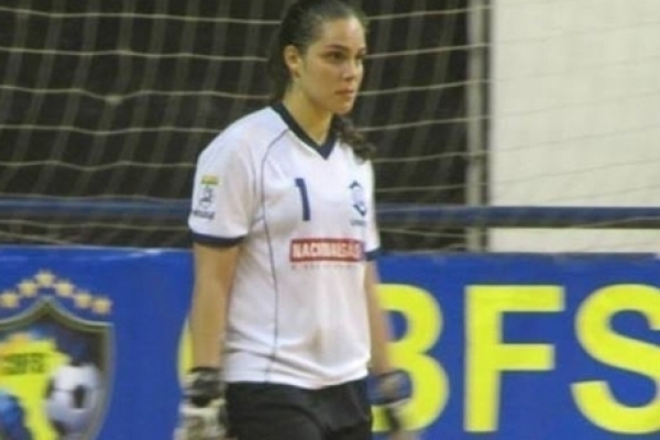Goleira Missi de Ilhota  campe do mundo de futsal 