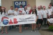 Natal Solidário da OAB de Gaspar contempla 186 crianças do Sertão Verde