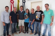 Goleira ilhotense Missi � homenageada 