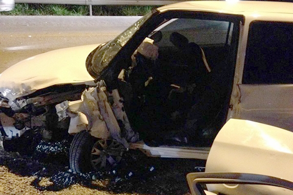 Motorista embriagado causa acidente e recebe voz de prisão