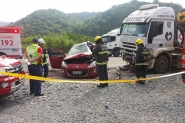 Tragédia: homem morre em grave acidente na BR-470, em Gaspar