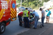 Pedestre é atropelado embaixo do Viaduto da Avenida das Comunidades