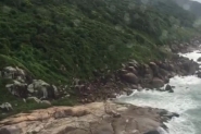 Jovem desaparece em costão de Florianópolis após ataque de abelhas
