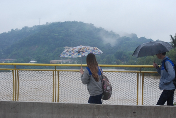 Frente fria deve atuar em Gaspar at� o come�o da semana que vem 