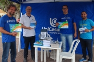 Unidade móvel da Unicesumar estaciona em Gaspar com descontos aos associados CDL