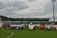 Alunos dão pontapé inicial à fase municipal do Moleque Bom de Bola