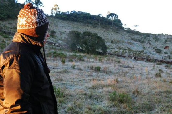 Frio se intensifica ao longo desta semana em Santa Catarina