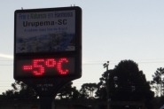 Outono em Santa Catarina termina com temperaturas negativas