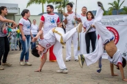 Capoeiristas sobem de nvel em Ilhota
