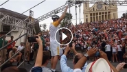 Veja em 40 segundos a passagem da tocha ol�mpica por Gaspar