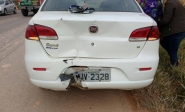 Acidente na BR-470, em Gaspar, deixa motociclista e carona feridos