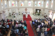 Comunidade se encontra na Festa de Santa Clara no fim de semana dos pais