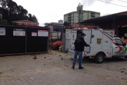Homem morre soterrado em obra de prédio em Blumenau