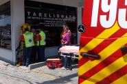 Ciclista � atropelada na Avenida das Comunidades, em Gaspar