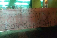 Estudantes ocupam reitoria da Udesc, em Florian�polis, contra PEC 241