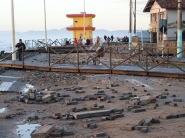 Prefeitura de Navegantes decreta situa��o de emerg�ncia ap�s ressaca