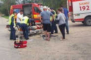 Jovem fica ferido em acidente na BR-470, em Gaspar
