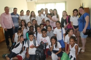 Alunos da escola Luiz Franzi visitam a redao do Cruzeiro do Vale