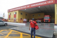 Bombeiros de Gaspar come�am a atender em nova sede 