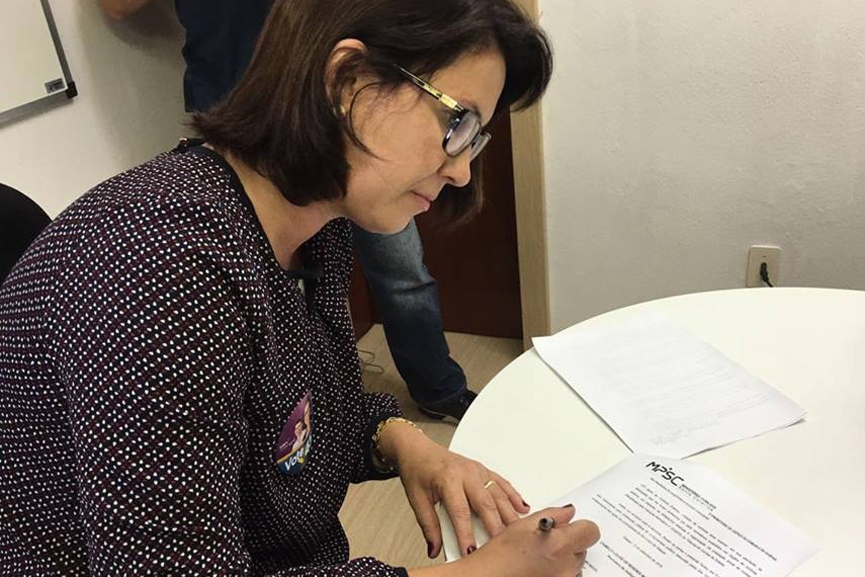 Andreia Nagel perde mandato de vereadora de Gaspar