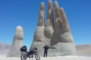 Ilhotense conta experi�ncia de viagem de 8 mil km de motocicleta
