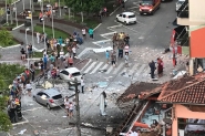 Explosão destrói padaria e restaurante em São João Batista