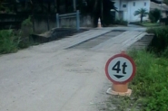 Ponte no Belchior Alto � interditada para ve�culos com mais de quatro toneladas