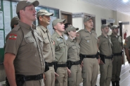 Policiais militares de Gaspar recebem reconhecimento em solenidade em Brusque
