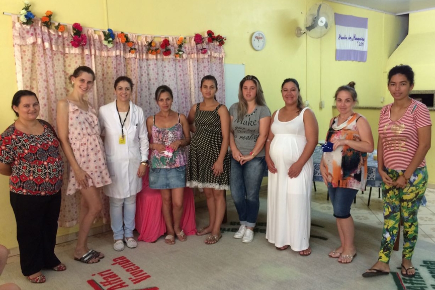 Encontro de Gestantes reúne oito futuras mamães em Gaspar