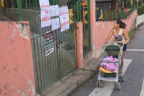 Greve afeta volta �s aulas na rede municipal de Florian�polis