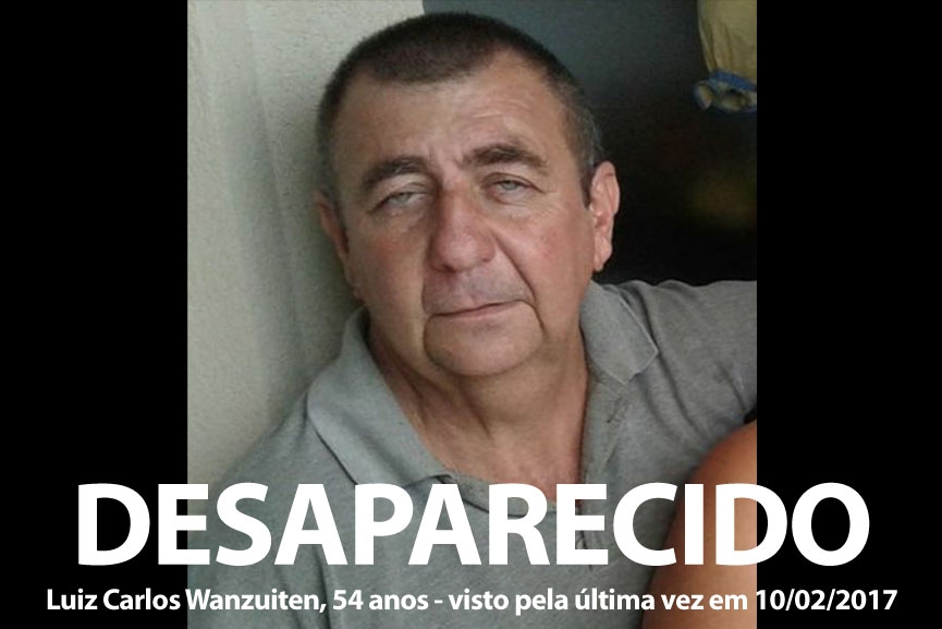 Família procura homem desaparecido desde 10 de fevereiro