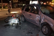 Homem morre em colisão entre carro e moto no Bela Vista, em Gaspar