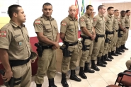 Polícia Militar de Gaspar apresenta reforço de novos policiais