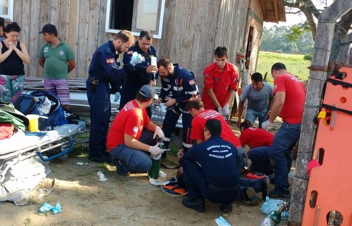 Jovem morre ap�s ter ataque epil�tico e cair em vala a c�u aberto em Ilhota