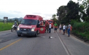 Atropelamento em Ilhota deixa homem ferido na tarde de domingo