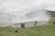 Incêndio destrói fiação e maquinário de empresa têxtil do bairro Macuco, em Gaspar