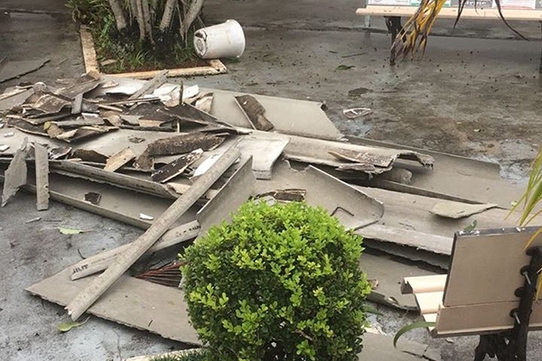 Temporal causa preju�zos em diversas regi�es de SC