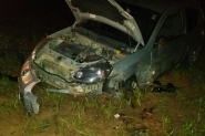 Capotamento no acesso � Ponte de Ilhota deixa duas mulheres feridas