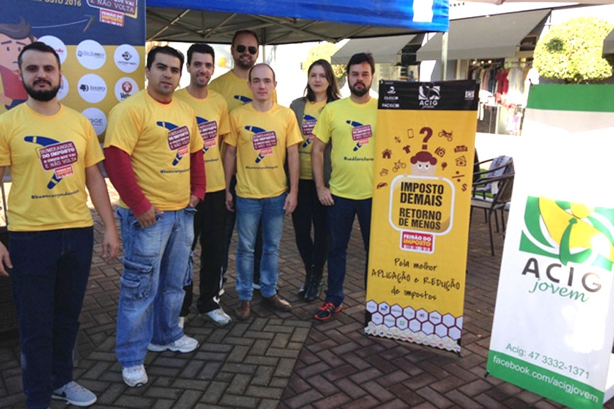 Acig Jovem promove 15� edi��o do Feir�o do Imposto em Gaspar