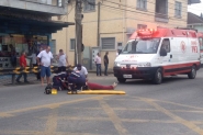 Mulher fica gravemente ferida na rua Dr. Nereu Ramos, em Gaspar