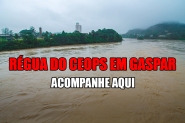 Acompanhe a medi��o do Rio Itaja�-A�u em Gaspar pela r�gua Ceops