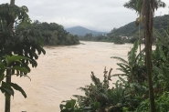 Rio atinge 6,02 metros e Gaspar entra em estado de alerta