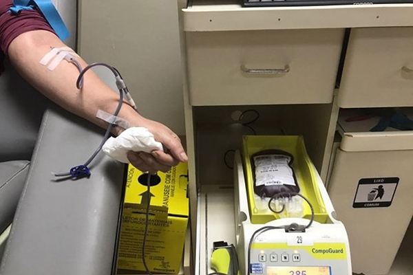 Hemosc refor�a necessidade de doa��o de sangue tamb�m no inverno