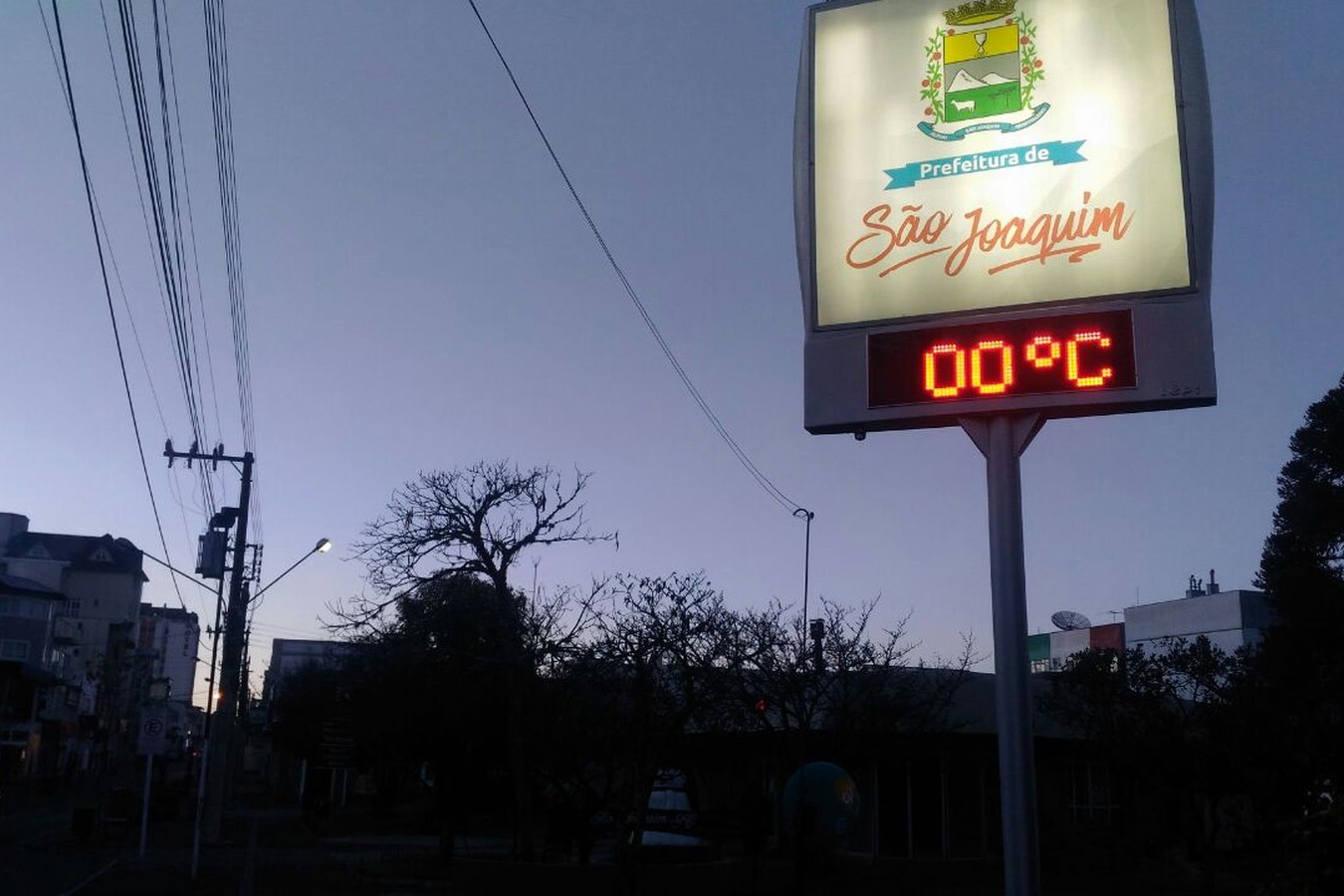 Outono termina abaixo de 0�C e com geada em Santa Catarina