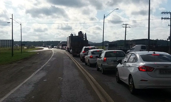 BR-470 ficar� em meia pista por at� seis meses no trecho entre Navegantes e Ilhota