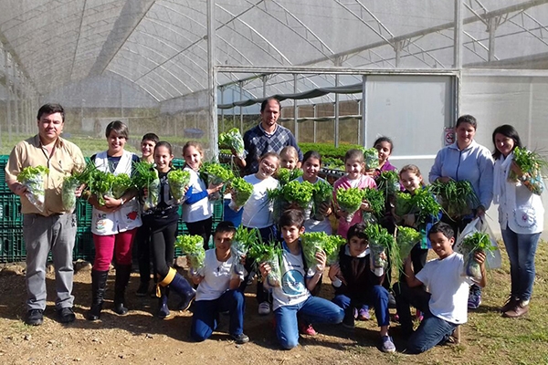 Crian�as catarinenses aprendem li��es sobre defesa agropecu�ria